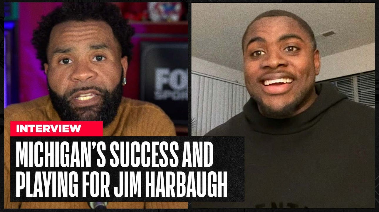 Michigan’s LaDarius Henderson on why the Wolverines have been successful & playing for Jim Harbaugh