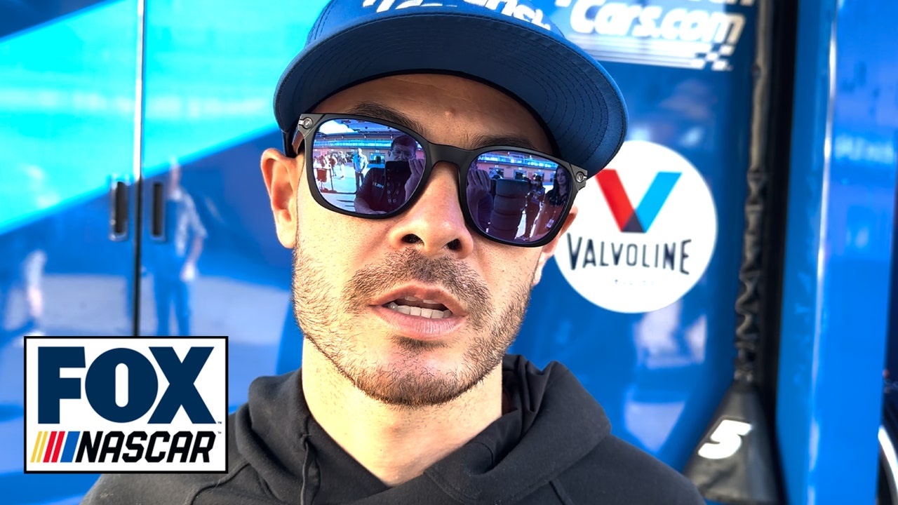 Kyle Larson speaks on putting himself in a good position for the 4EVER 400