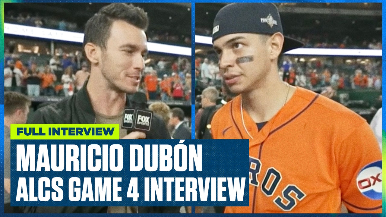 Houston Astros' Mauricio Dubón talks about their win, Yordan Álvarez & Jose  Altuve, Flippin' Bats