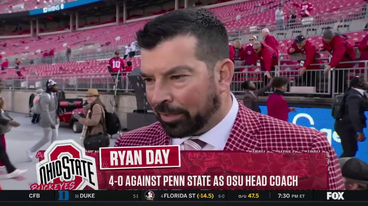 Ohio State HC Ryan Day talks with Jenny Taft about Buckeyes' pivotal matchup vs. Penn State | Big Noon Kickoff