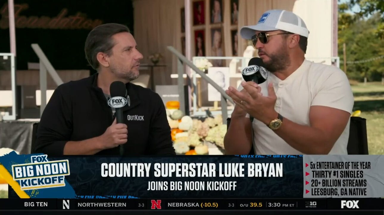 Georgia super fan Luke Bryan joins 'Big Noon Kickoff' to discuss Carson Beck, Brock Bowers & more