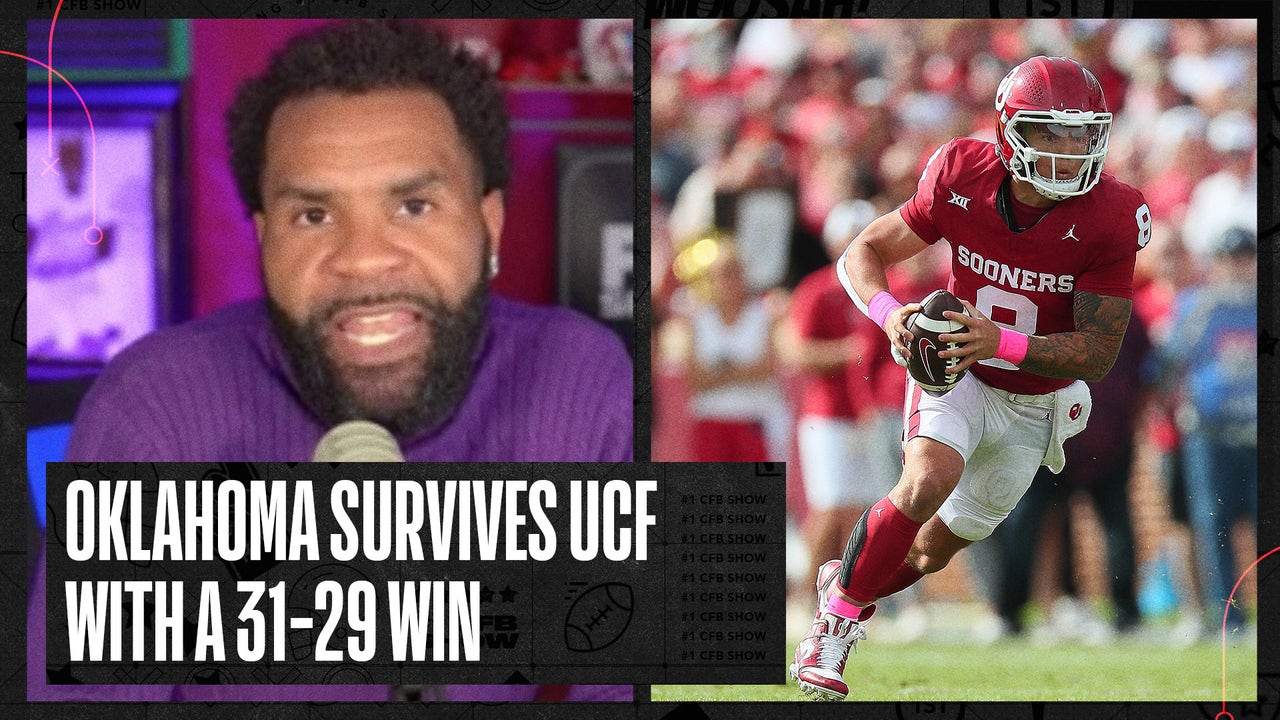 No. 6 Oklahoma survives UCF in 31-29 win | No. 1 CFB Show