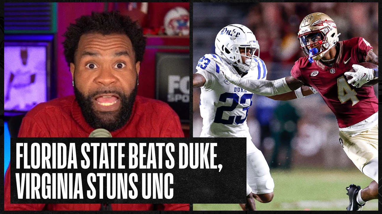 Florida State rallies past Duke and Virginia stuns UNC: RJ Young reacts | No. 1 CFB Show
