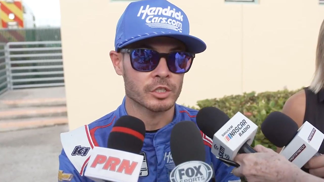Kyle Larson explains what happened in the accident with Ryan Blaney