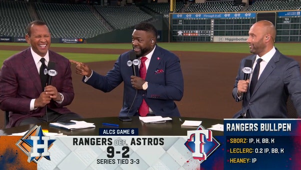 ALCS Game 6 Reaction: Rangers respond to Astros — Derek Jeter, David Ortiz and Alex Rodriguez react