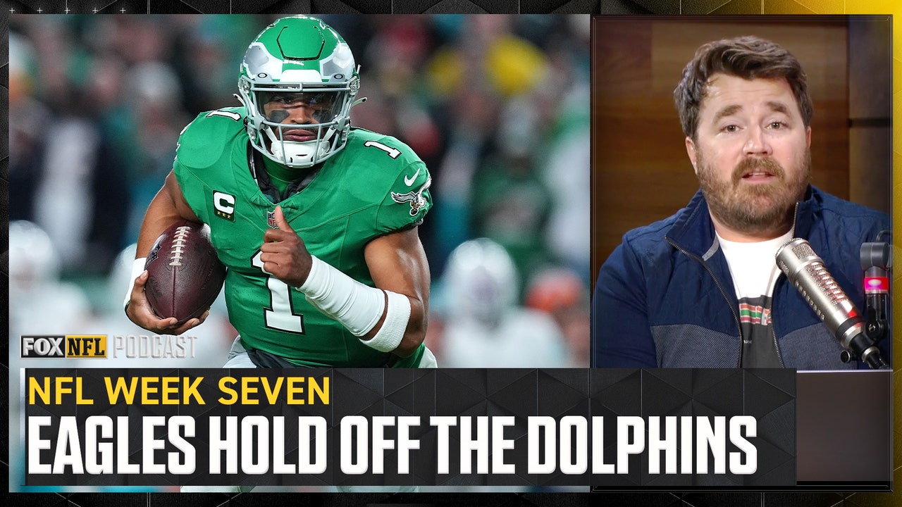 Jalen Hurts, Eagles hold off Tua Tagovailoa, Dolphins - Dave Helman reacts | NFL on FOX Pod