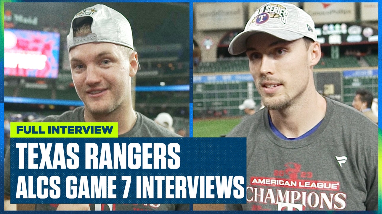 Every Texas Rangers interview after their ALCS Game 7 victory | Flippin' Bats