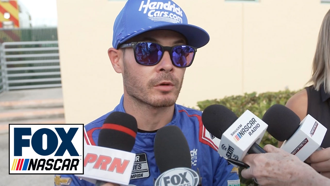 Kyle Larson explains what happened when he drove into the back of Ryan Blaney