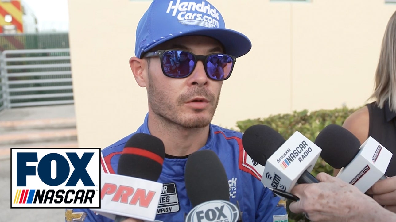 Kyle Larson explains what happened when he drove into the back of Ryan Blaney