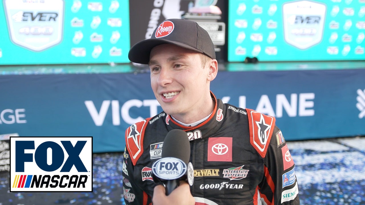'It's pretty sweet' — Christopher Bell speaks on winning the 4EVER 400 
