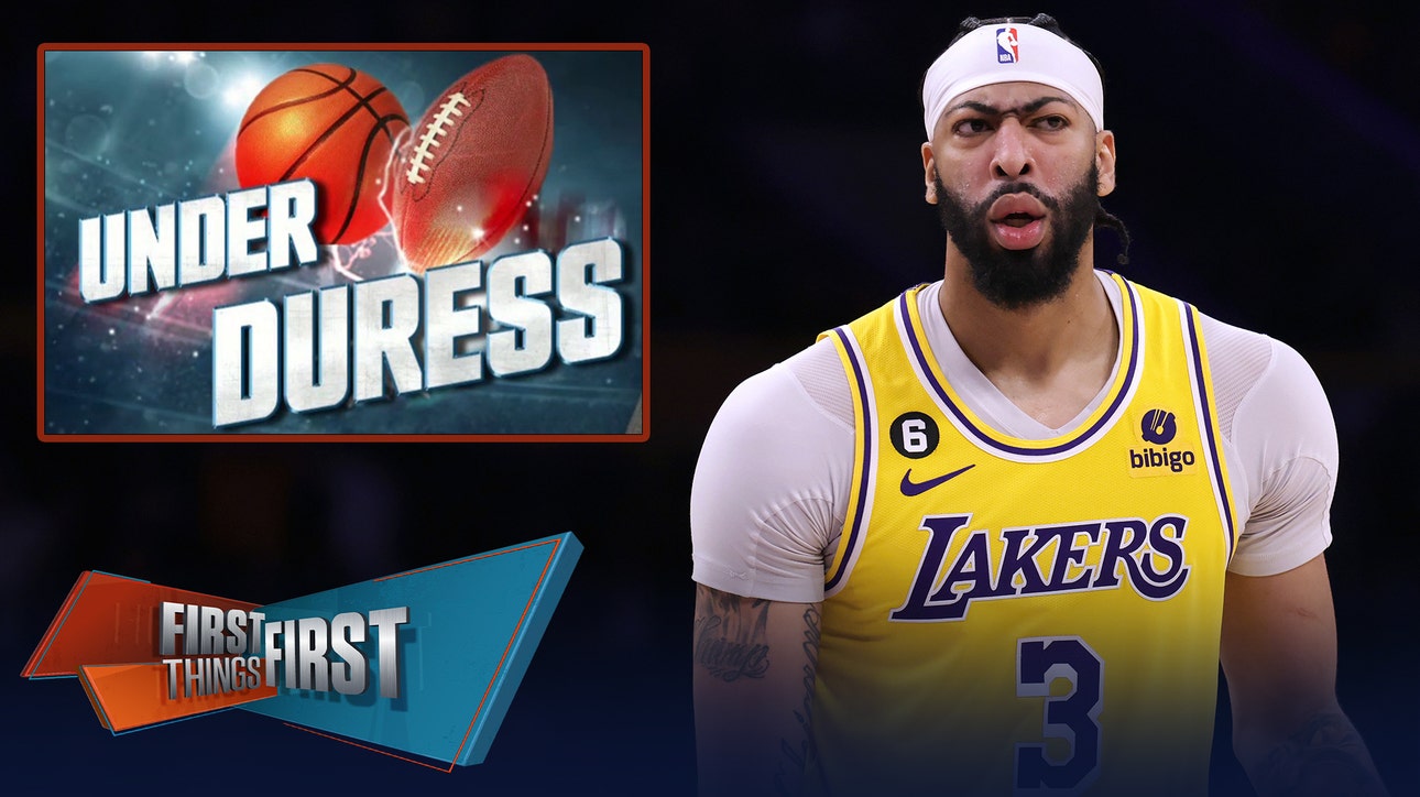 Anthony Davis is Under Duress after scoreless 2nd half in Lakers opener | First Things First