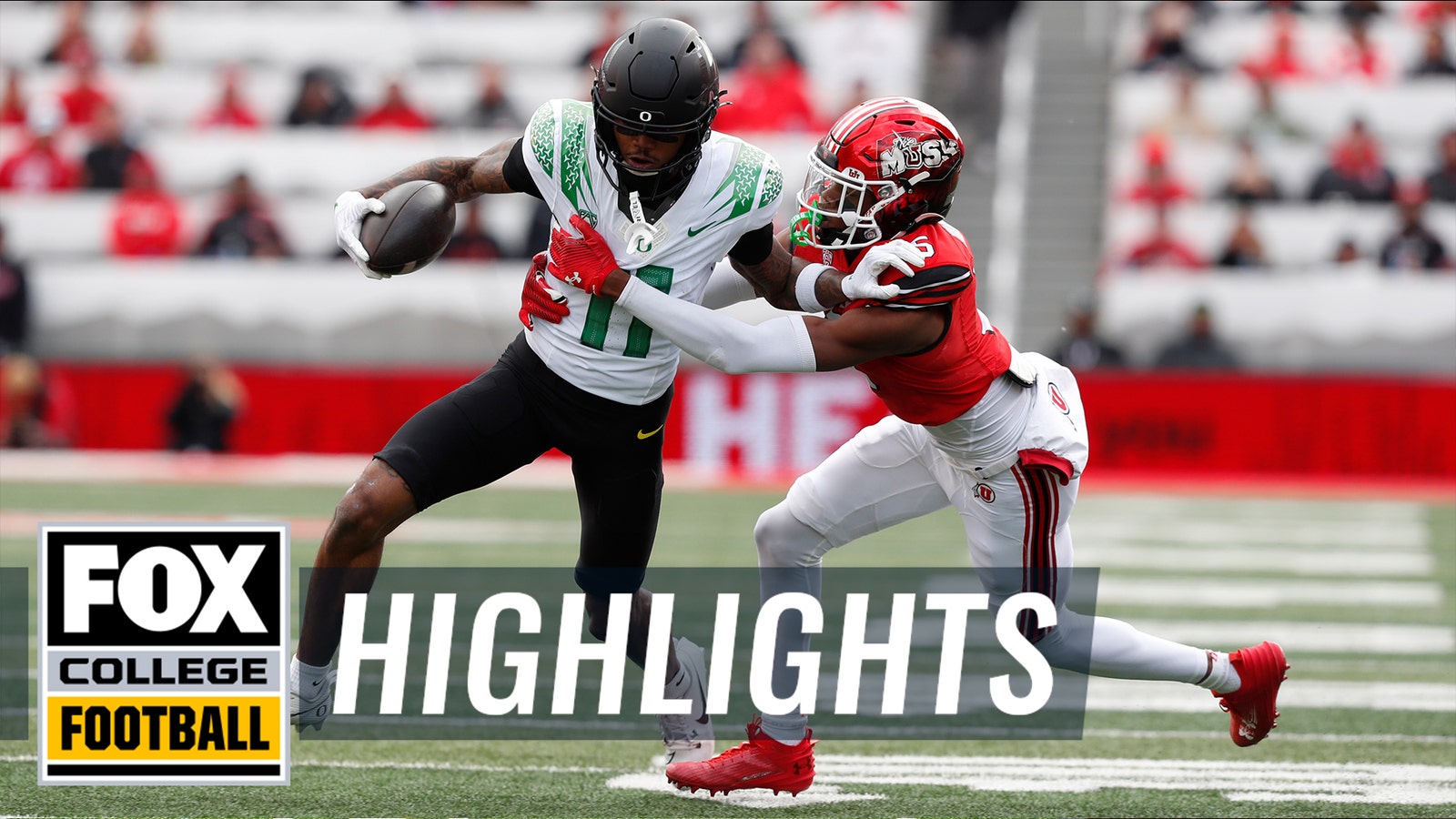 No. 8 Oregon Ducks vs. No. 13 Utah Utes Highlights