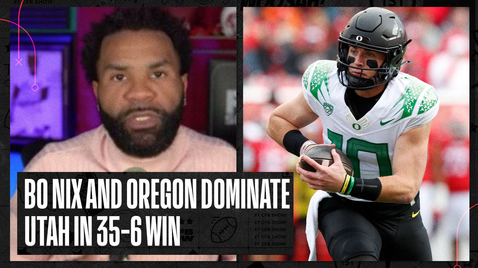 Bo Nix, Oregon dominate Utah, 35-6
