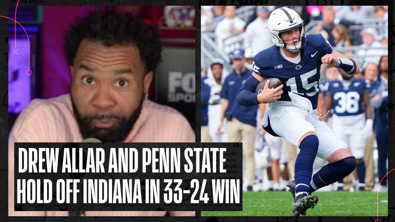 Drew Allar, Penn State holds off Indiana in 33-24 win | No. 1 CFB Show