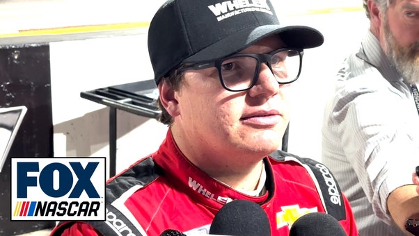 Sheldon Creed describes why he didn't 'cross the line' in collision with Austin Hill on the final lap