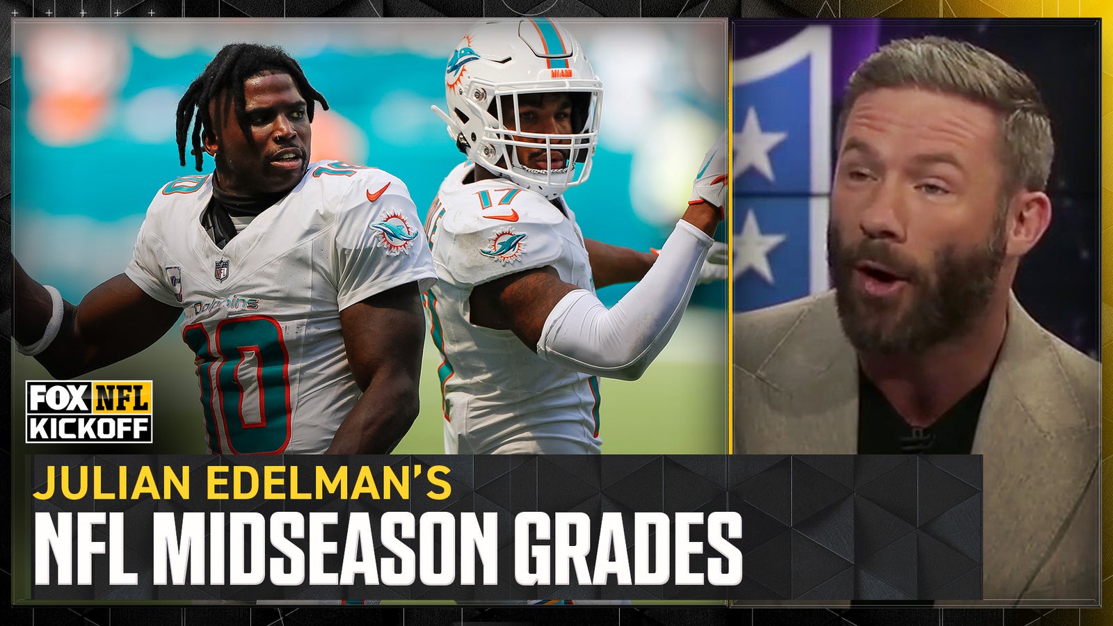 Julian Edelman hands out midseason grades to Chiefs, Dolphins and more
