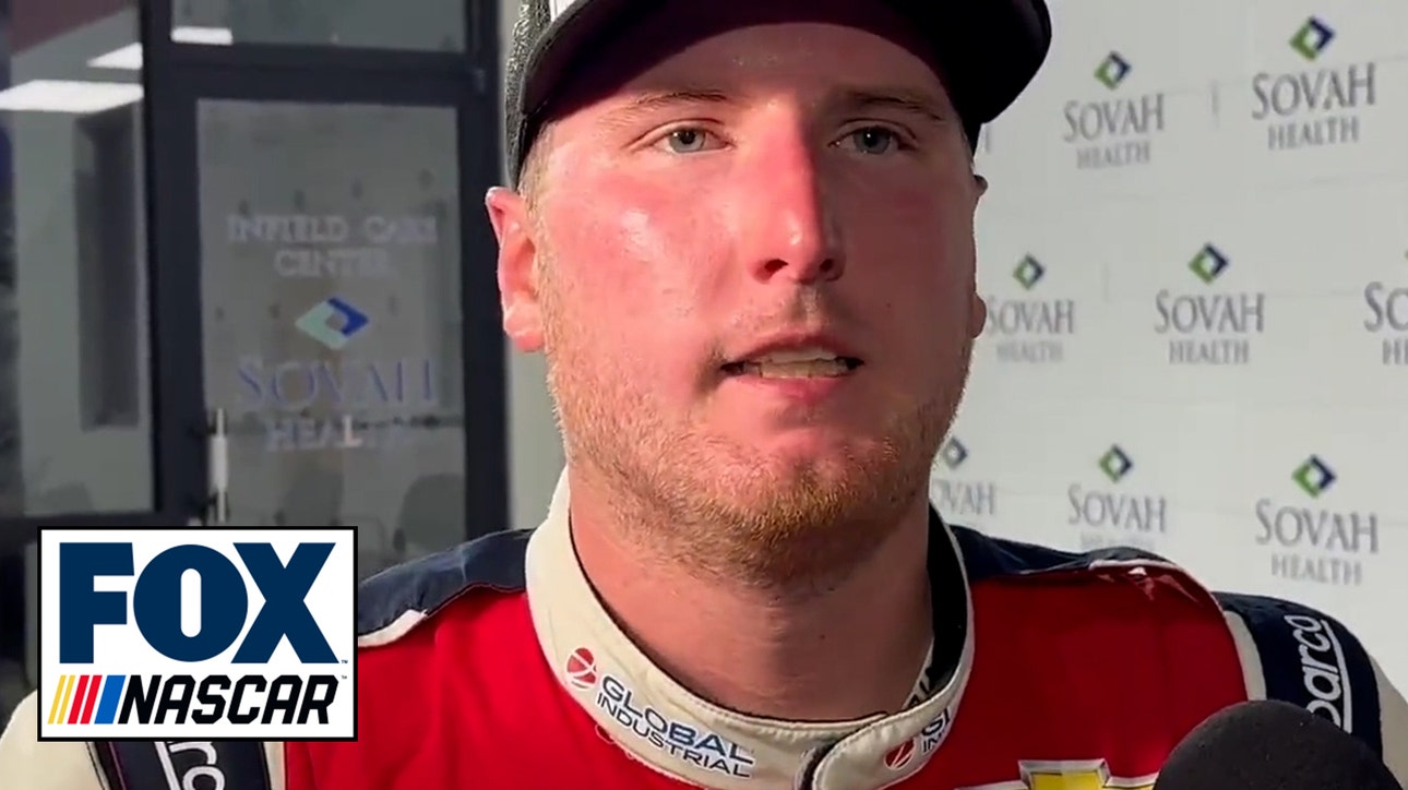 Austin Hill discusses his frustration with Sheldon Creed after the Martinsville NASCAR Xfinity Series finish
