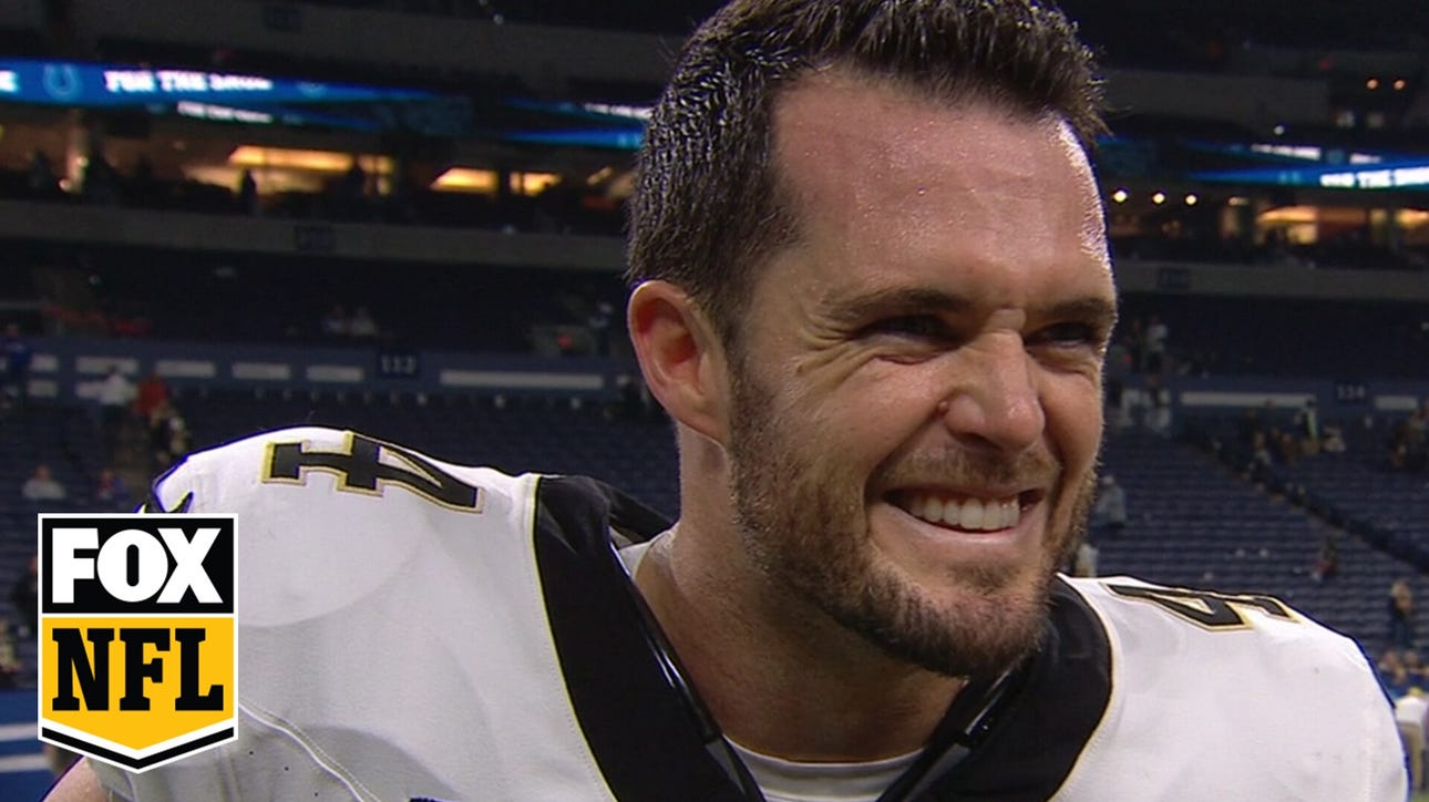 'No growth without confrontation' – Saints' Derek Carr after 38-27 win over the Colts