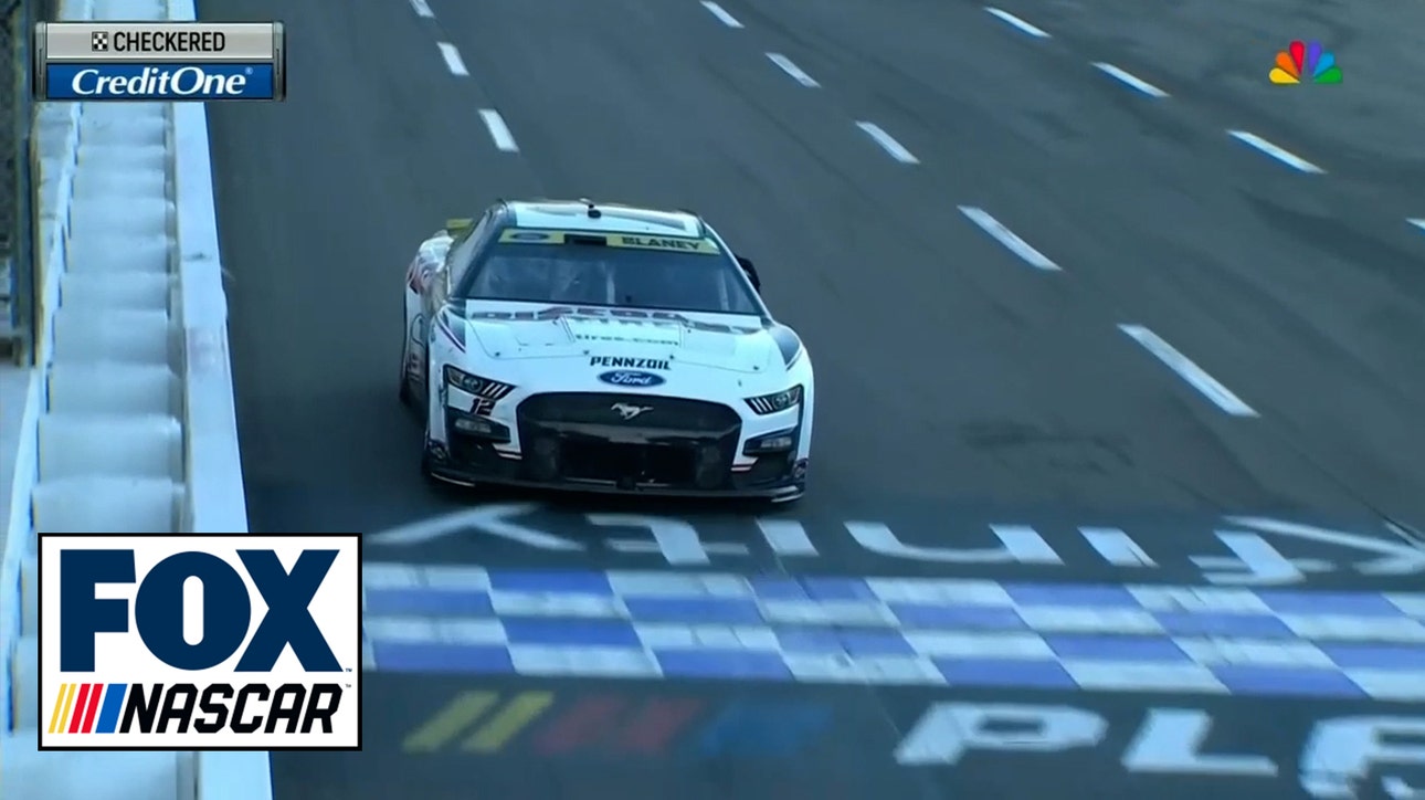 FINAL LAPS: Ryan Blaney takes the checkered flag at the Xfinity 500