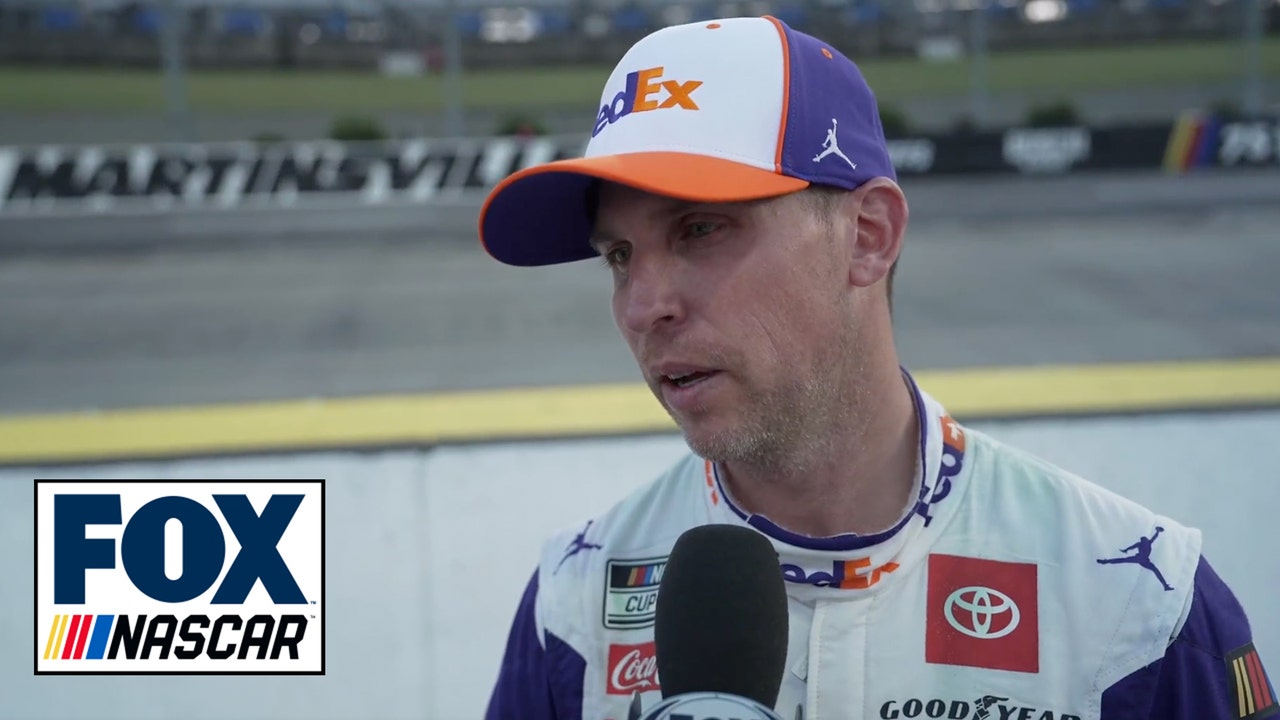 Denny Hamlin explains what was going through his mind in the final stage in Martinsville