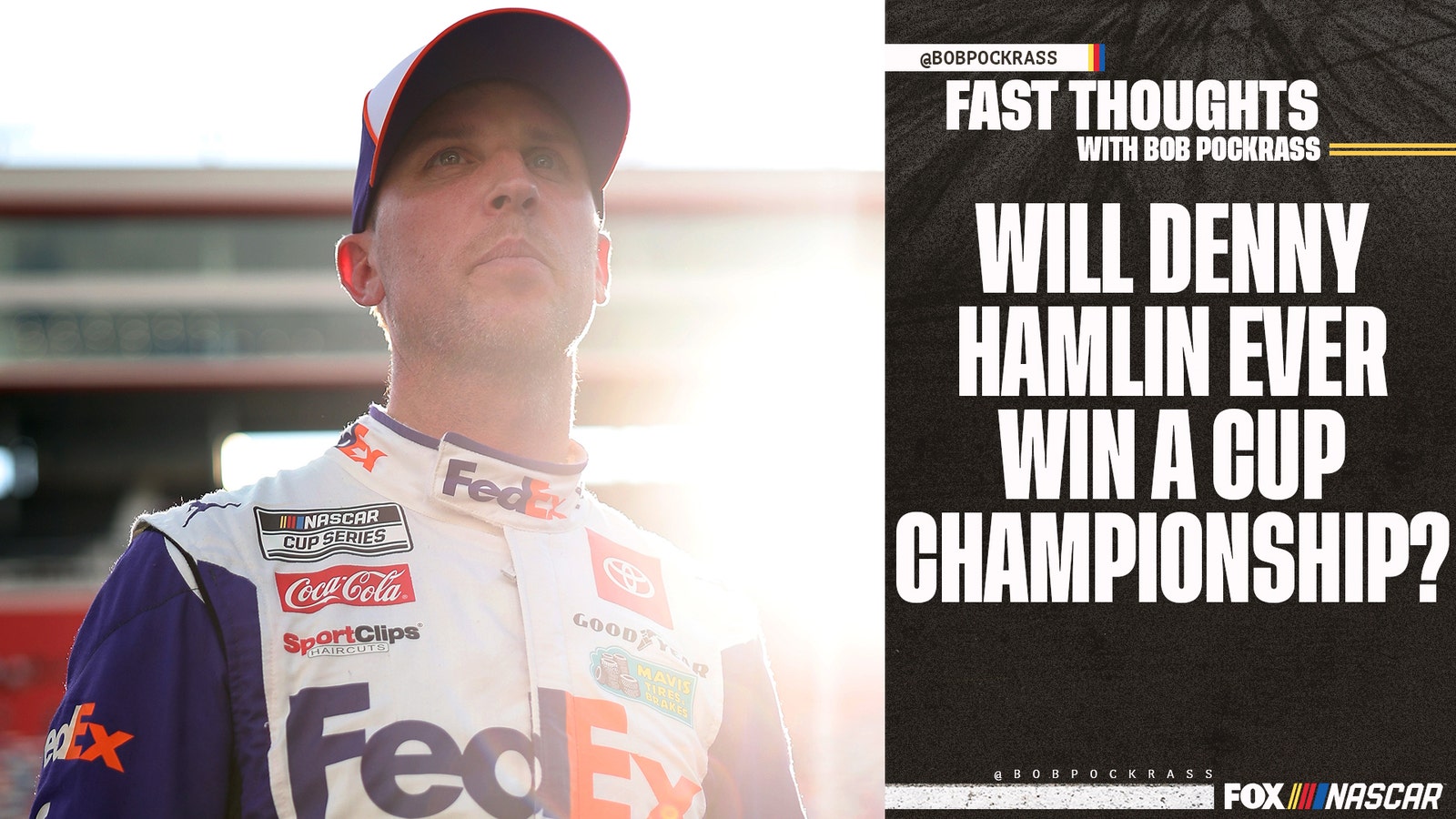 Would you bet against Denny Hamlin winning a title next season? 