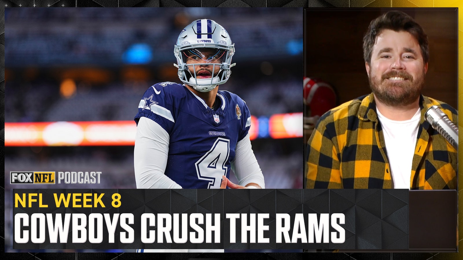 Dave Helman reacts after Cowboys CRUSH Rams