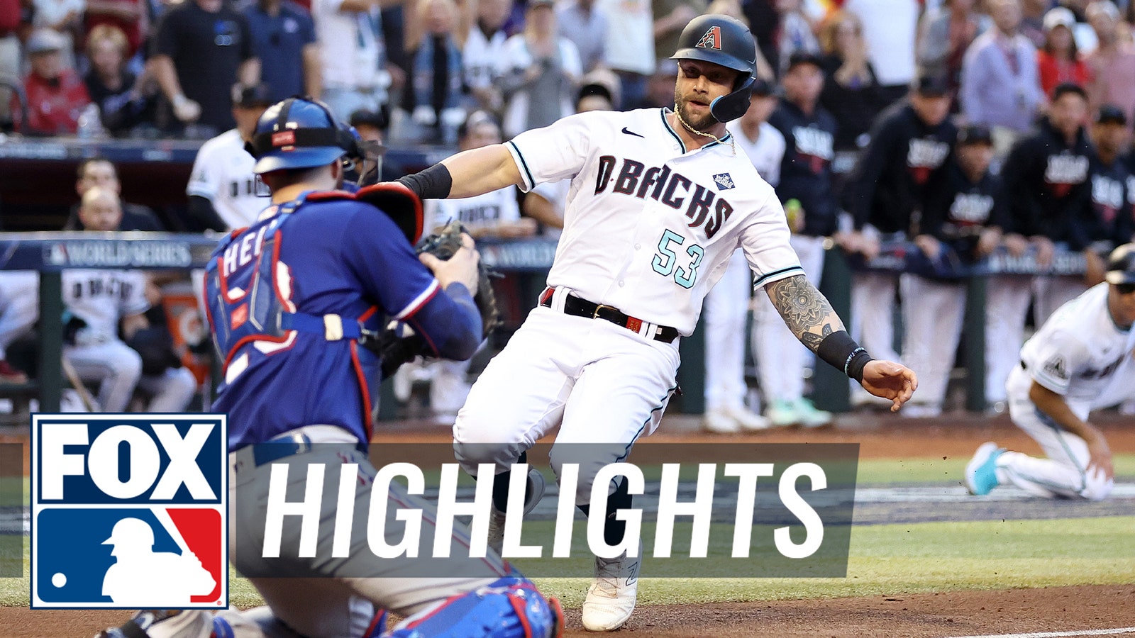 Rangers' Adolis García throws out D-backs' Christian Walker at home