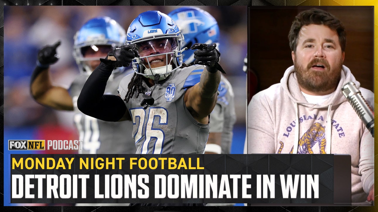 Jahmyr Gibbs, Lions dominate Josh Jacobs, Raiders - Dave Helman reacts | NFL on FOX Pod
