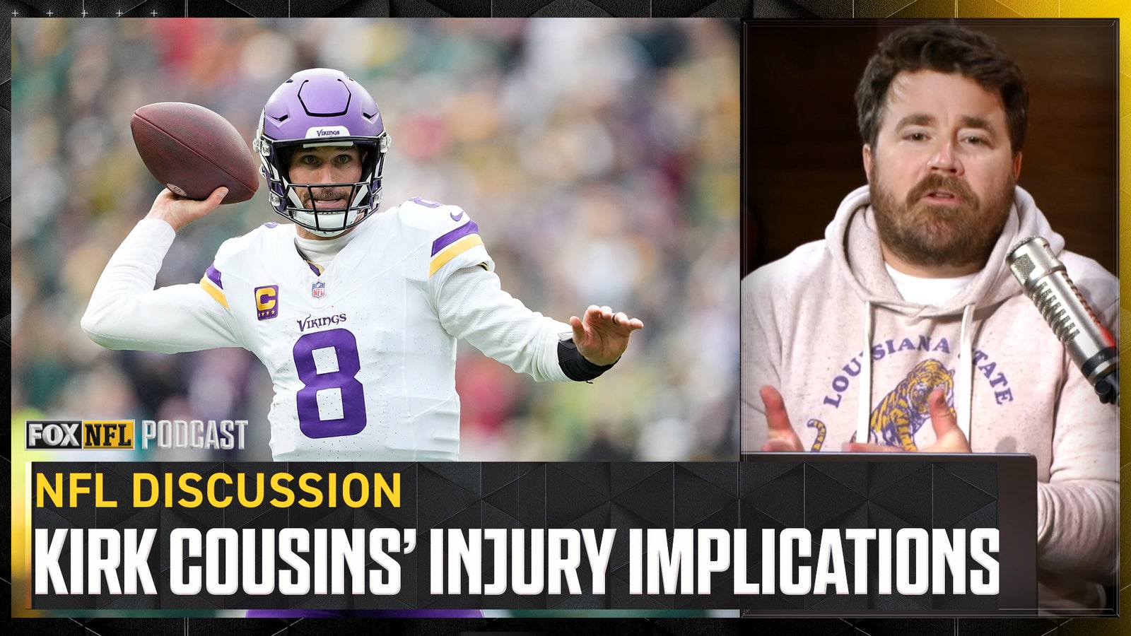 What does Kirk Cousin's injury mean for his future with the Vikings? 