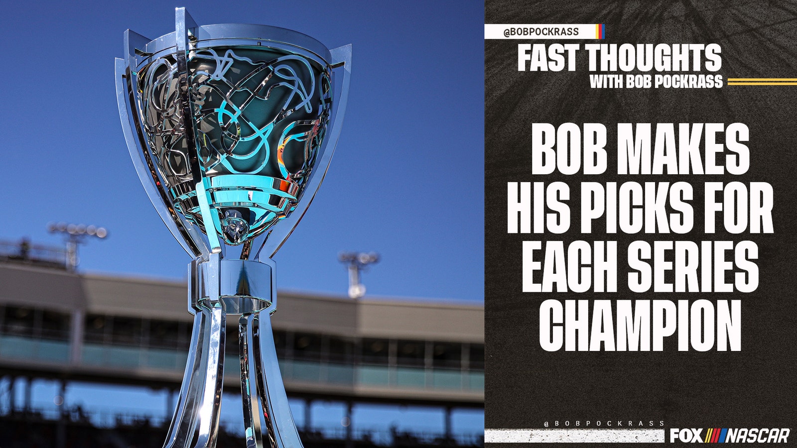 Bob Pockrass predicts who he thinks will win the three championship races at Phoenix