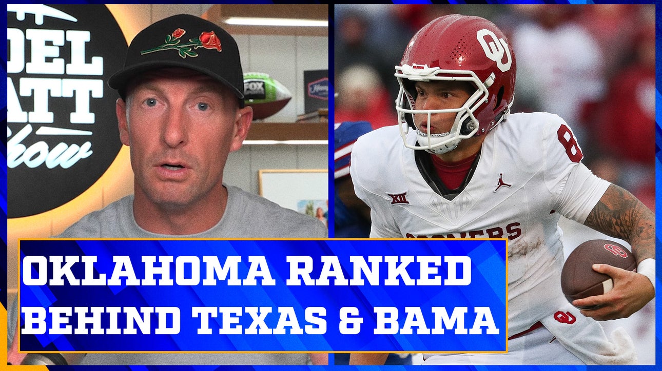 Oklahoma ranked behind Texas and Alabama despite Red River win | Joel Klatt Show