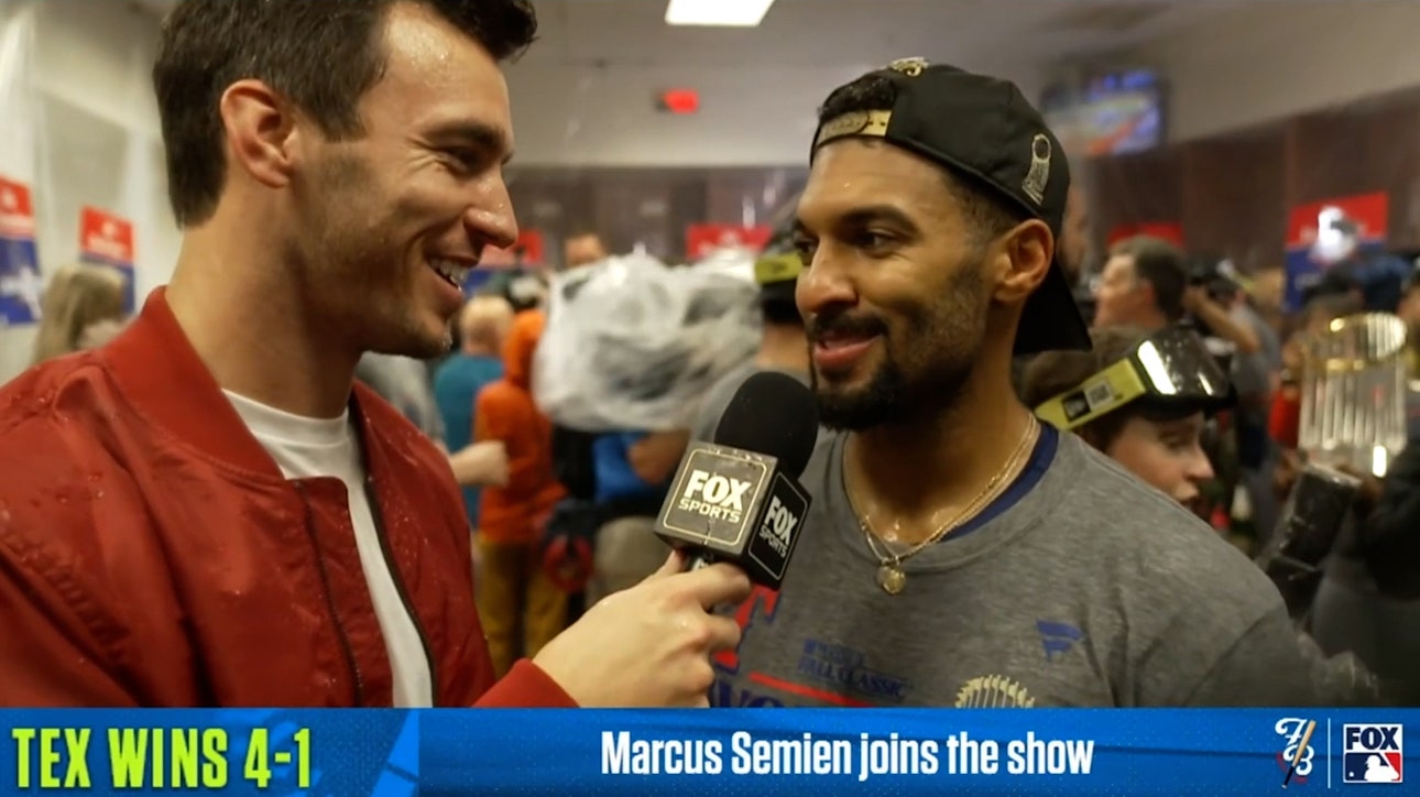 'Corey Seager is my favorite player' — Marcus Semien speaks with Ben Verlander after Rangers win World Series