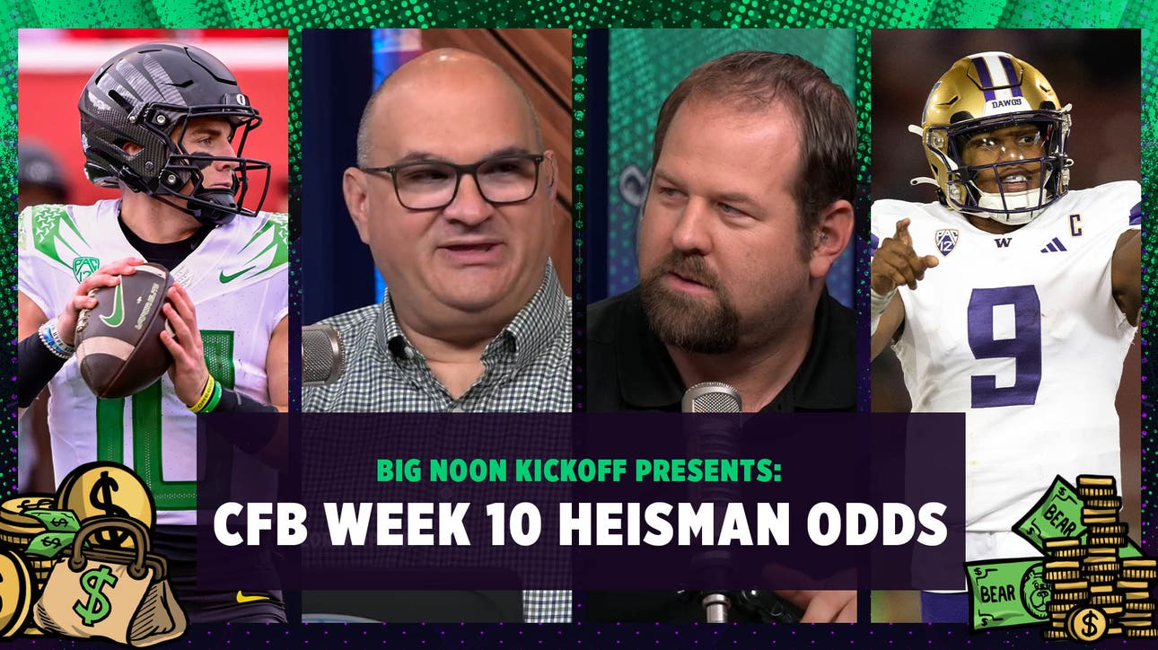 Heisman betting odds: Bo Nix, J.J. McCarthy and Michael Penix Jr. in Week 10  | Bear Bets