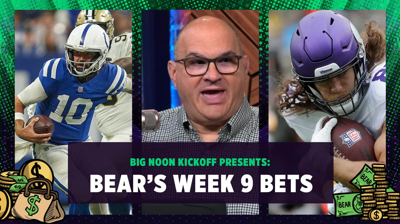 Colts vs. Panthers, Vikings vs. Falcons best bets Week 9 | Bear Bets