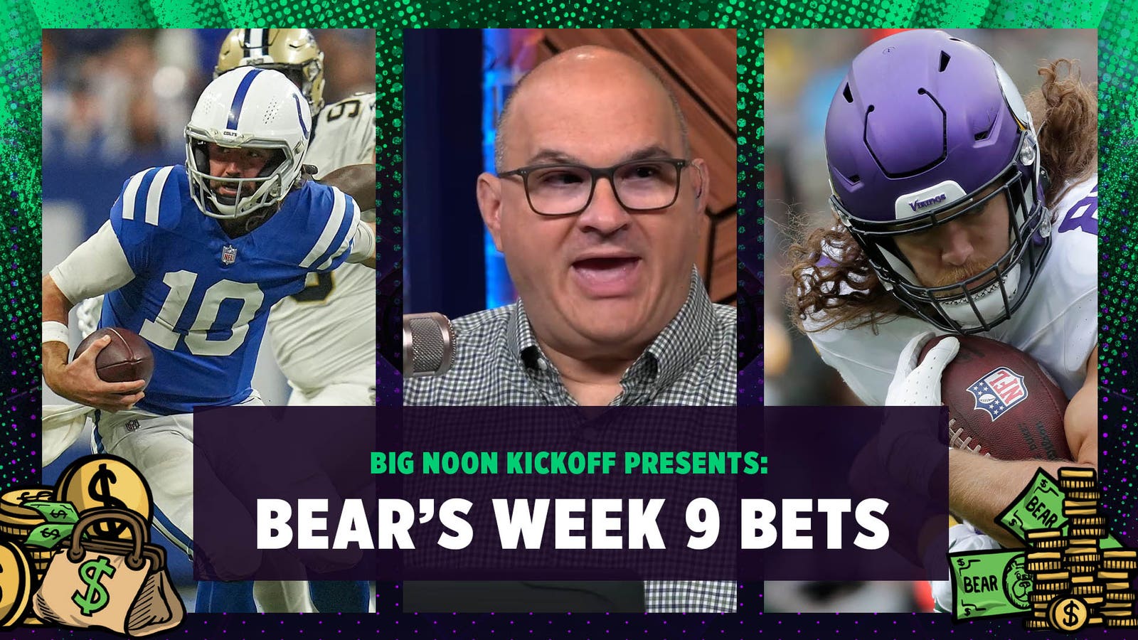 Colts vs. Panthers, Vikings vs. Falcons best bets Week 9
