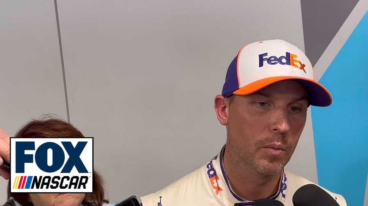 Denny Hamlin shares his thoughts on officiating in NASCAR after Corey Heim's wreck
