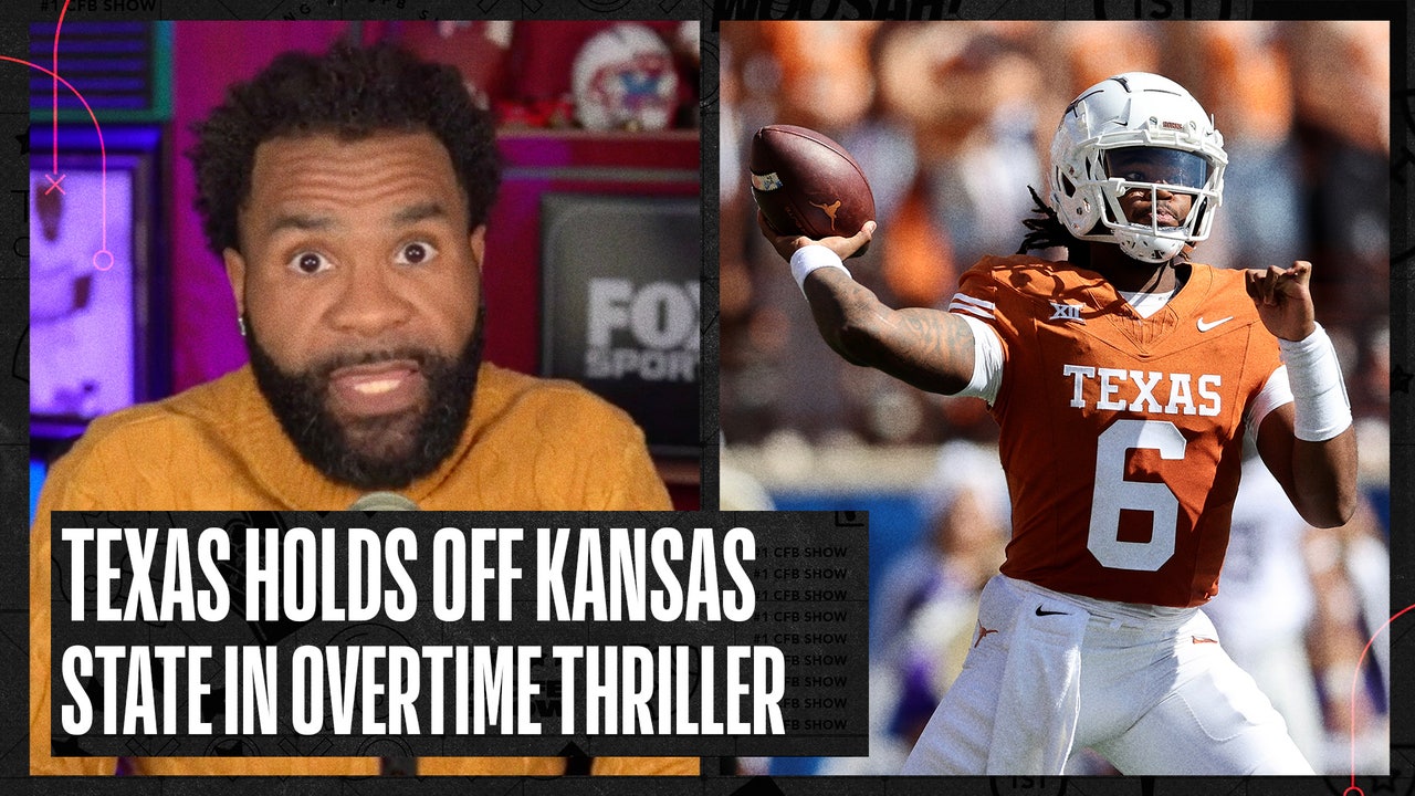 Maalik Murphy, Texas hold off Will Howard, Kansas State - RJ breaks it down | No. 1 CFB Show