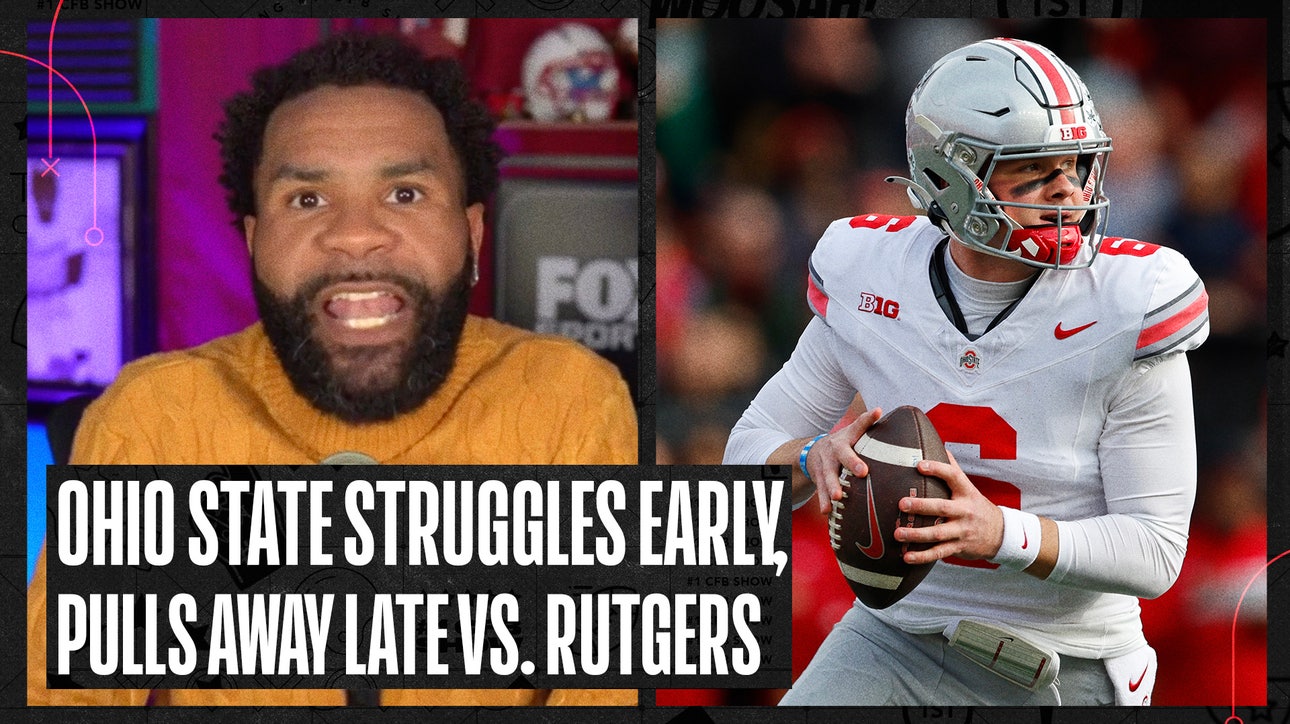 Did Kyle McCord, Ohio State look SLUGGISH in victory over Rutgers? | No. 1 CFB Show 