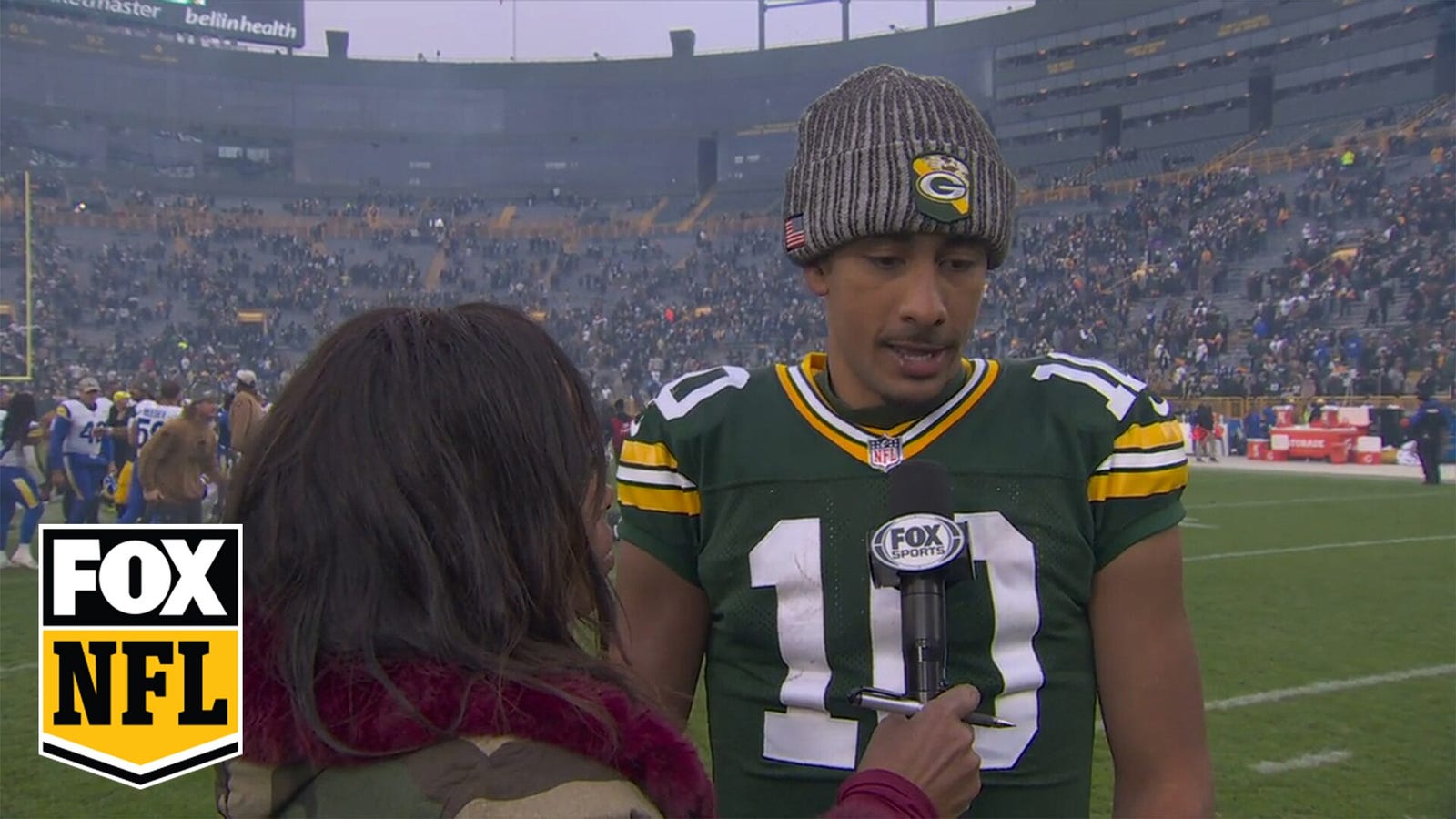 'Everyone stepped up today' — Jordan Love on Packers' blowout win over Rams in Week 9