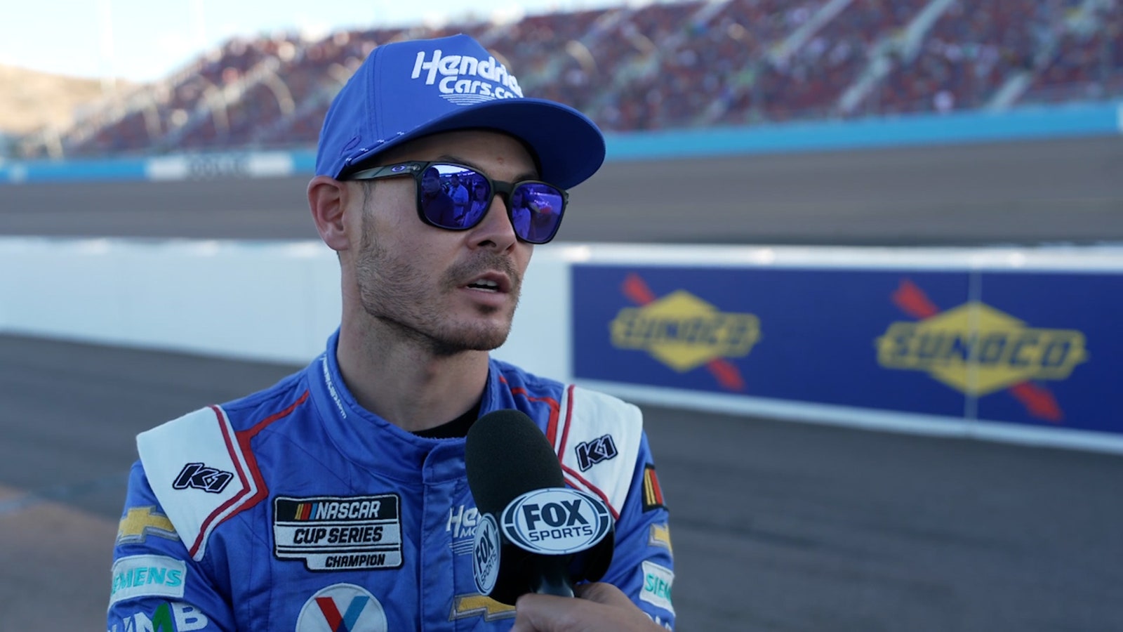 Kyle Larson on finishing second in the standings and on Ryan Blaney's title