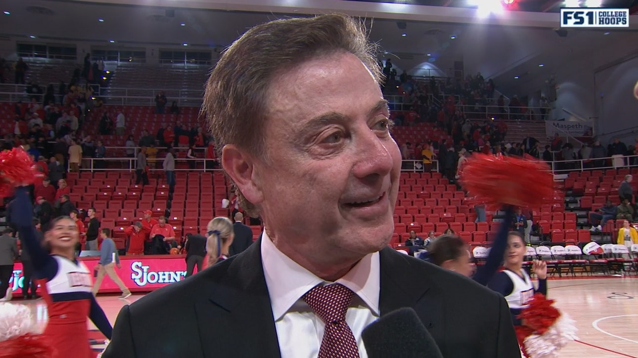 Rick Pitino speaks after first victory at St. John's | CBB on FOX