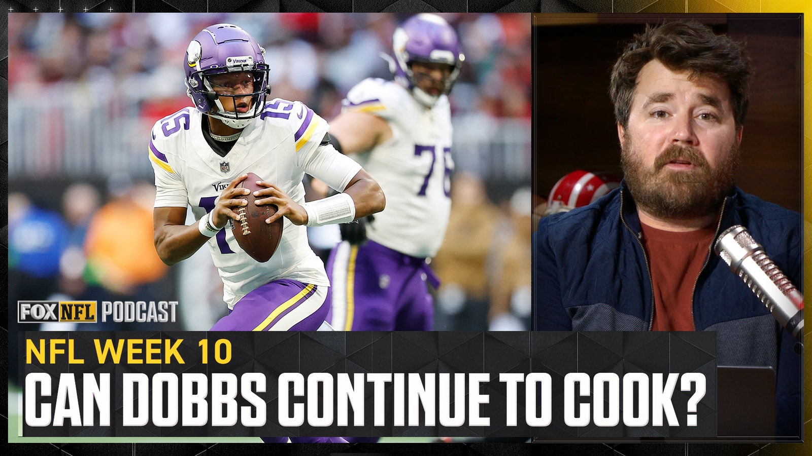 Can Joshua Dobbs, Vikings shock the league again vs. Derek Carr, Saints?