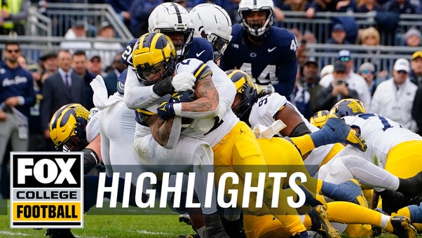 No. 3 Michigan Wolverines vs. No. 10 Penn State Nittany Lions Highlights | CFB on FOX