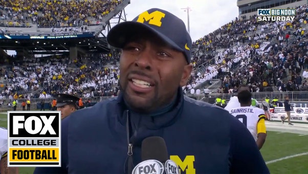 'We did this for you' – Michigan acting HC Sherrone Moore became emotional after win vs. Penn State