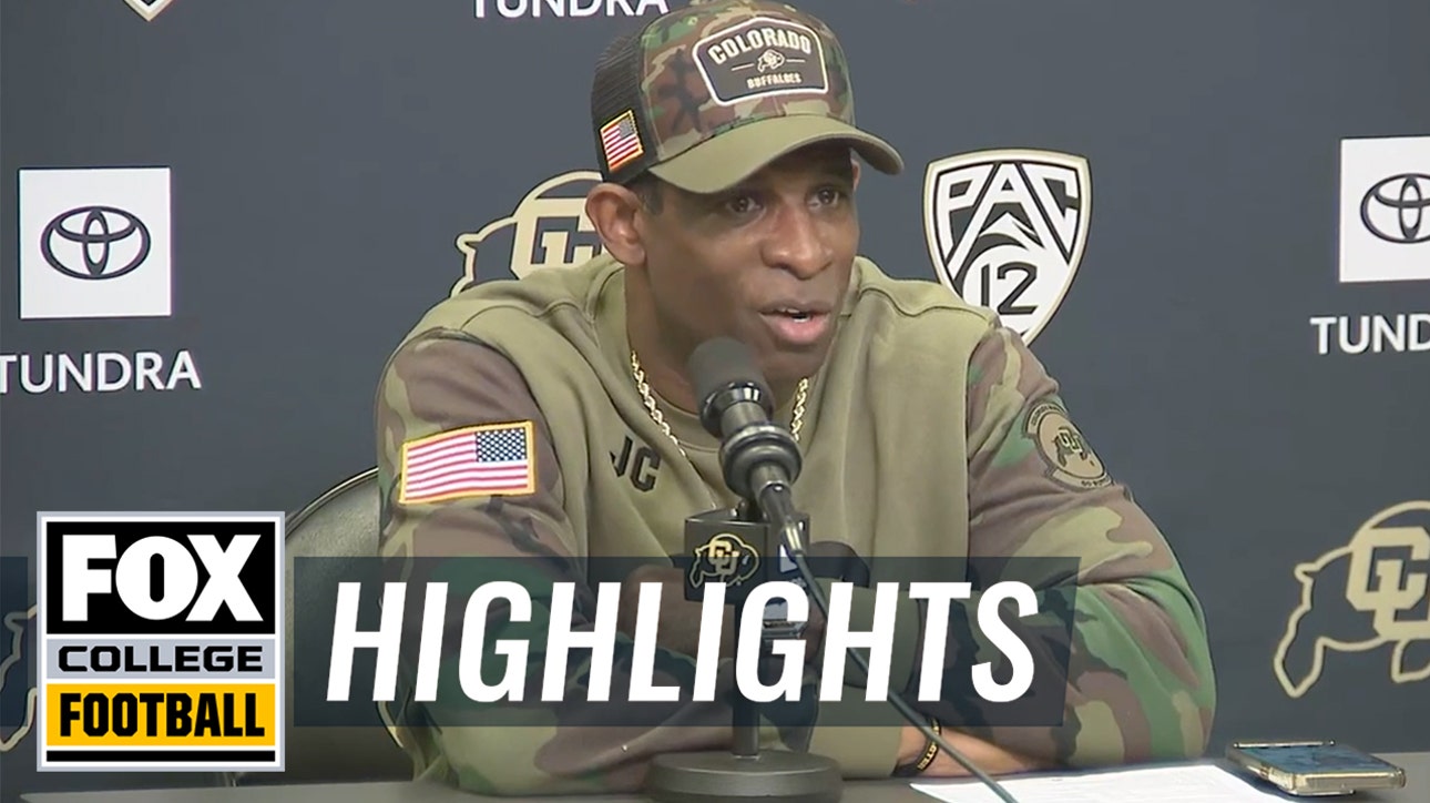 Postgame Presser: Deion Sanders speaks after Colorado loses fourth-straight game | CFB on FOX