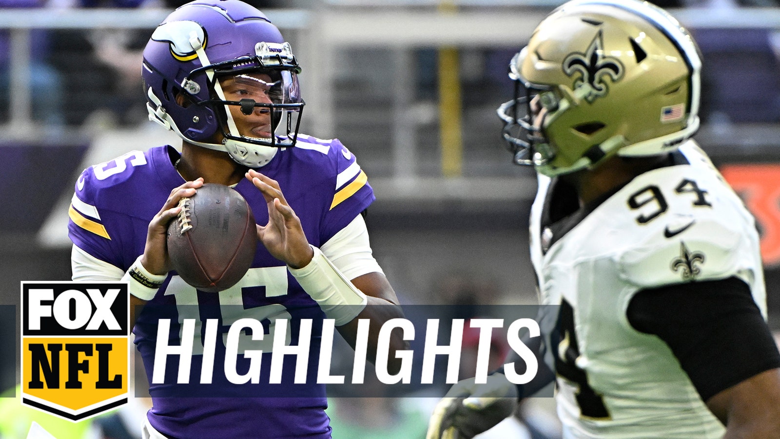 Joshua Dobbs throws for 268 yards with two total TDs in Vikings' 27-19 victory against Saints