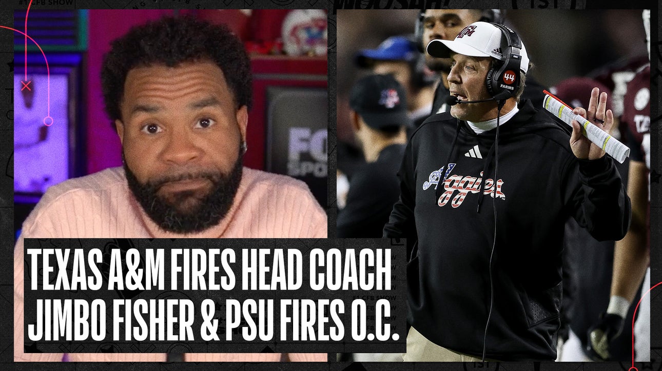 Texas A&M fires Jimbo Fisher and Penn State fires their offensive coordinator ‘ON THEIR DAY OFF!’