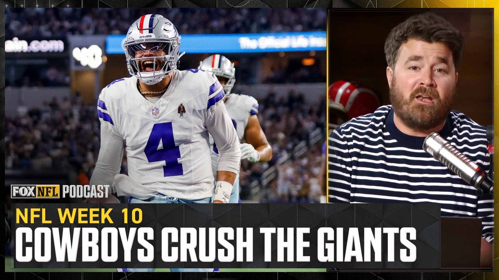 Dak Prescott, Cowboys crush the Giants 