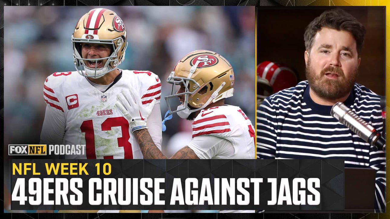 Brock Purdy, 49ers CRUISE against Trevor Lawrence, Jaguars - Dave Helman reacts | NFL on FOX Pod