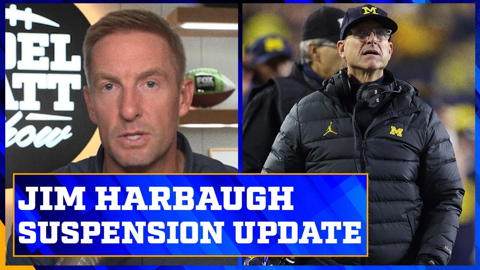 Jim Harbaugh has been suspended three games by the Big Ten